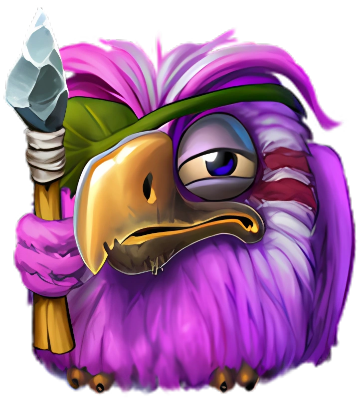 Pirots 2 Μωβ Πουλί — Purple Bird Symbol