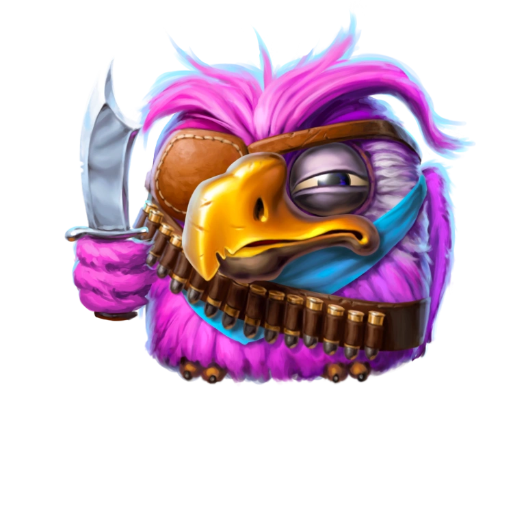 Pirots 3 Μωβ Πουλί — Purple Bird Symbol