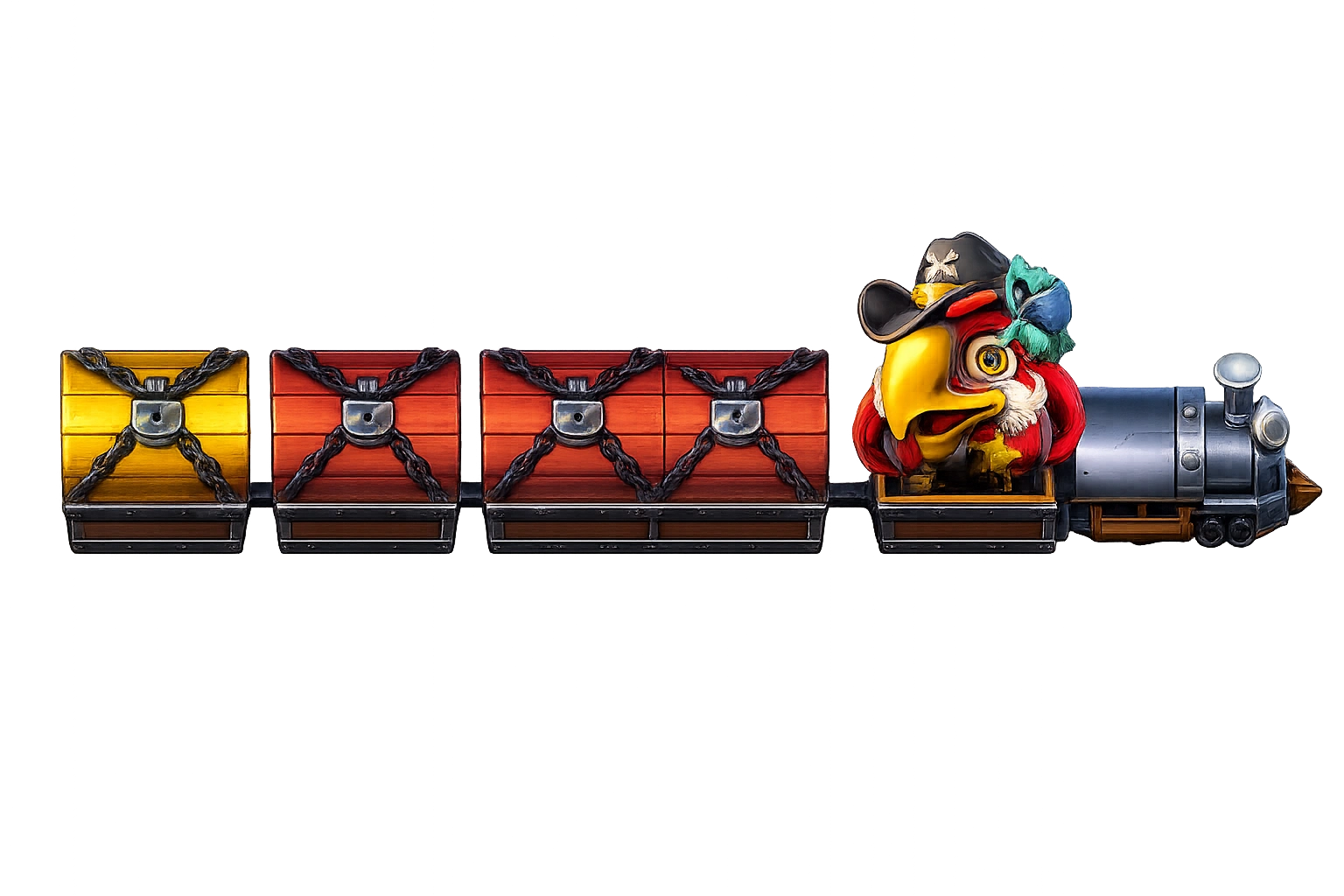 Pirots 3 train heist