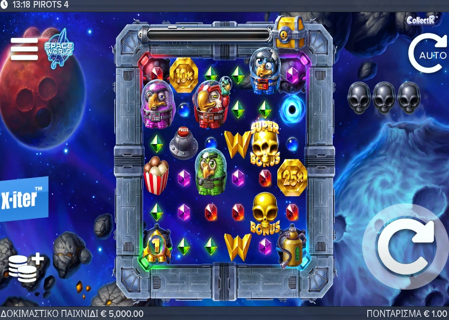 Pirots 4 lost in space